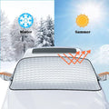 Magnetic Windshield Snow Cover with Mirror Covers